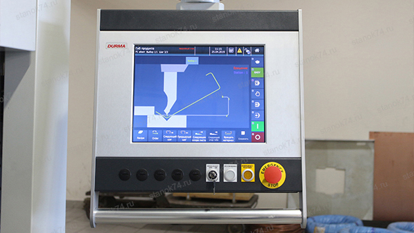 Система ЧПУ DT-15 на листогибочном прессе Durma AD-R 25100